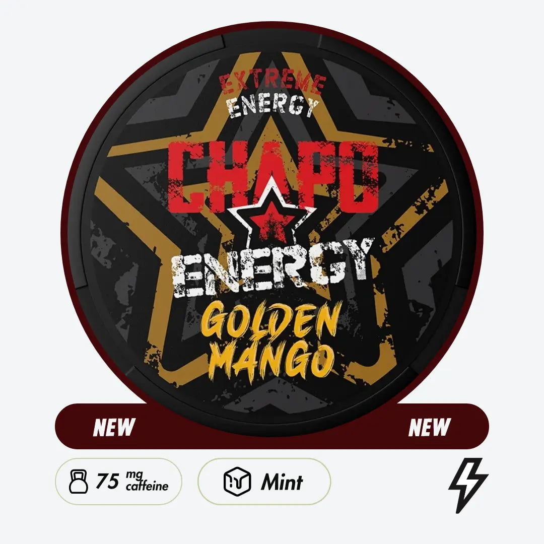 Chapo White Golden Mango Caffeine Pouches - Pouchdaddy