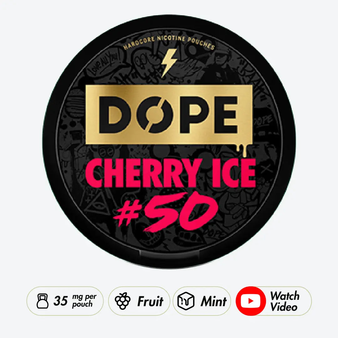 Dope Ice Cherry 50mg - Pouchdaddy