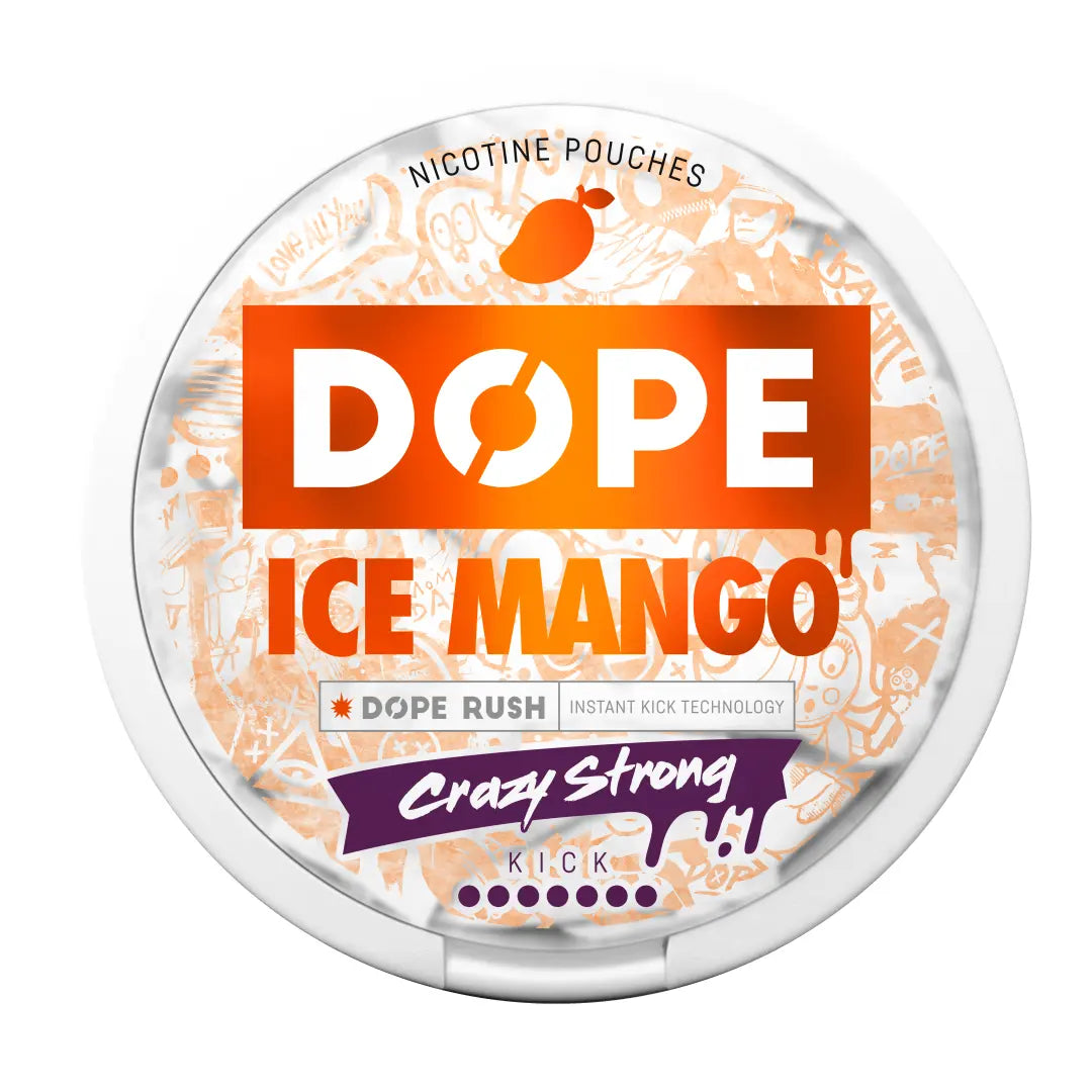 DOPE Ice Mango Crazy Strong - Pouchdaddy