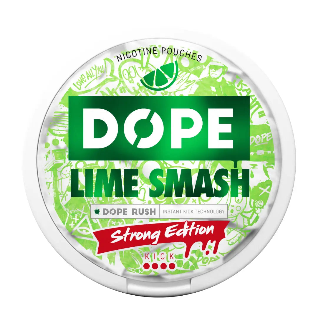 DOPE Lime Smash Crazy Strong - Pouchdaddy
