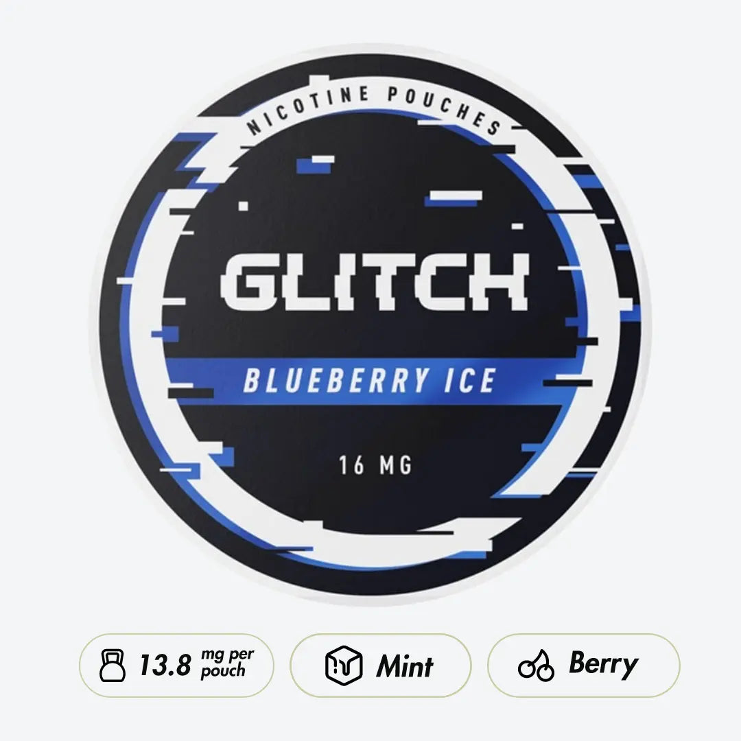 GLITCH Blueberry Ice - Pouchdaddy