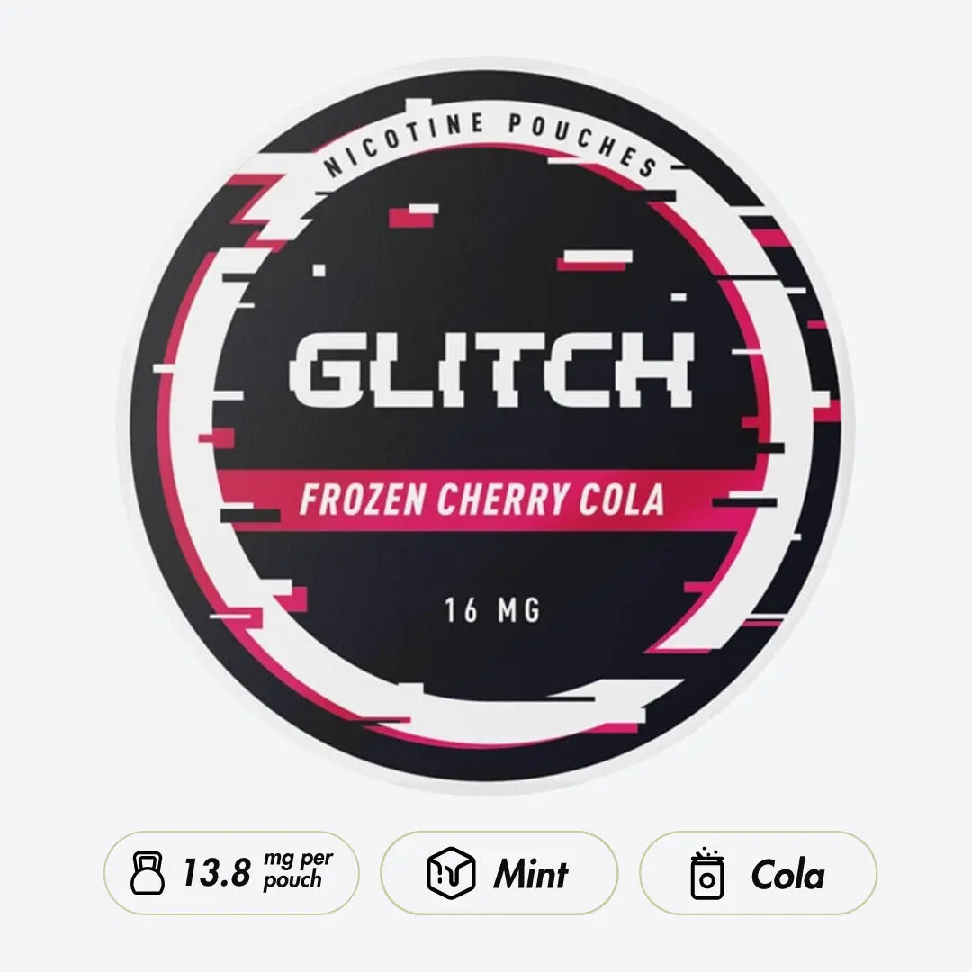 GLITCH Frozen Cherry Cola Strong - Pouchdaddy