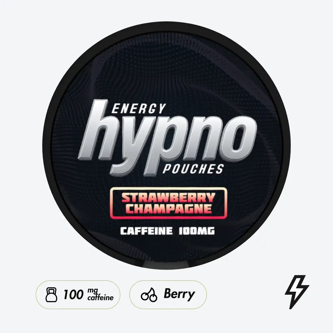 HYPNO Strawberry Champagne Energy Pouches - Pouchdaddy