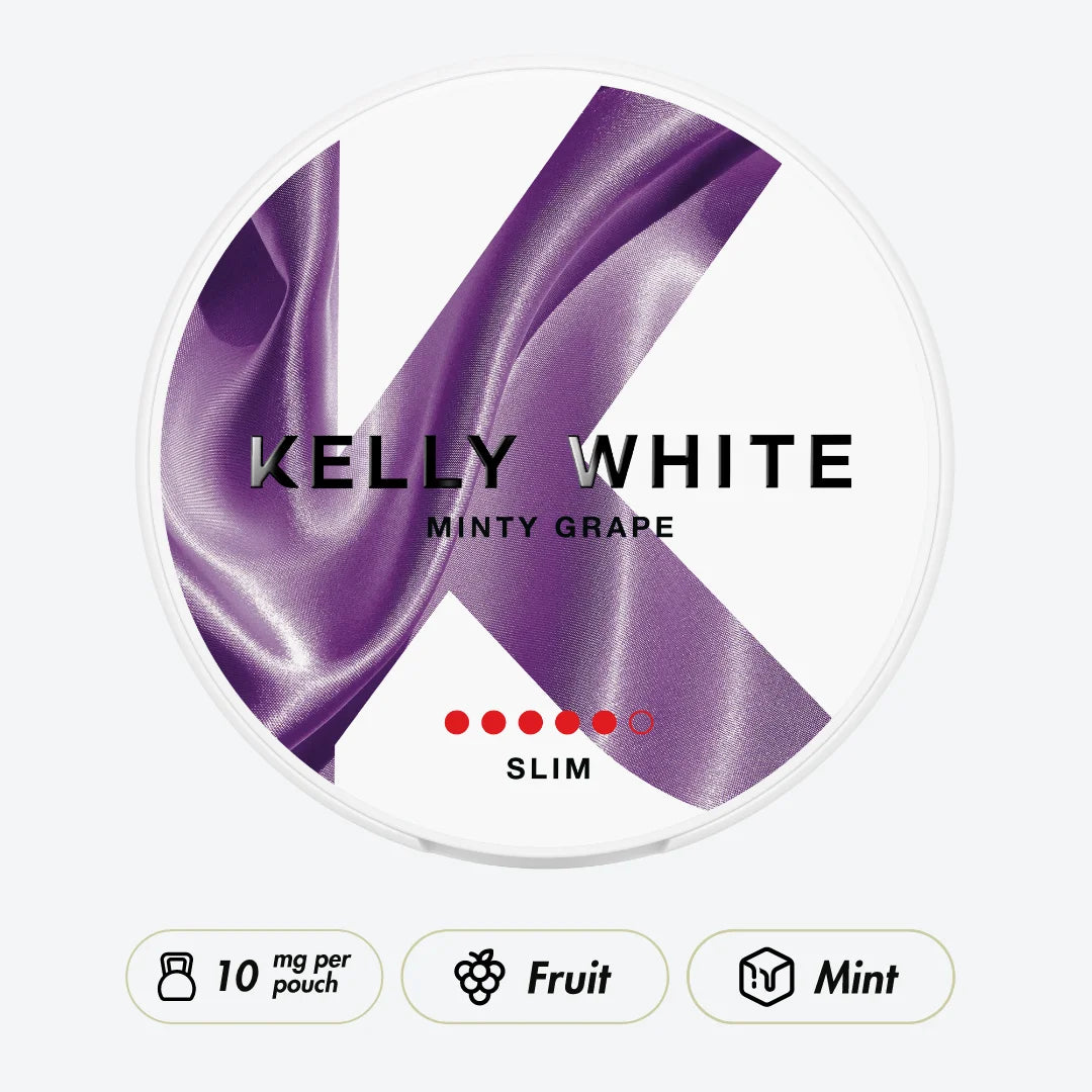 Kelly White Minty Grape Extra Strong