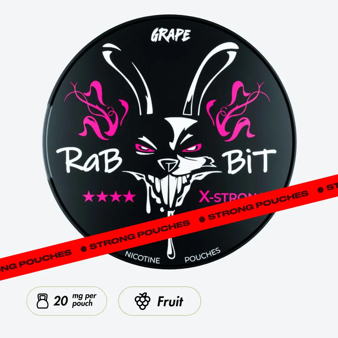 RaBBIT Grape X-Strong - Pouchdaddy