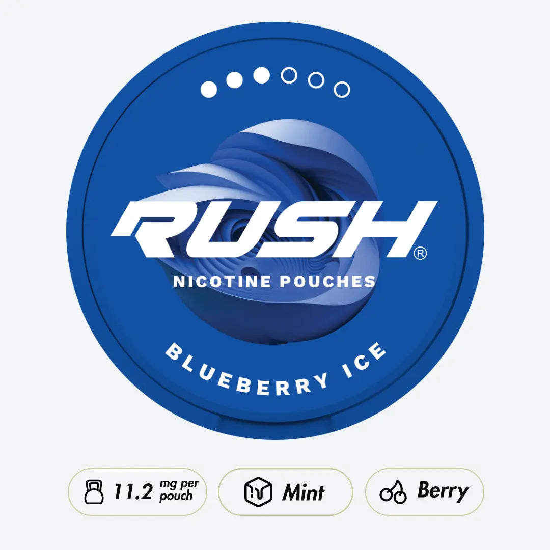 Rush Pro Blueberry Ice - Pouchdaddy