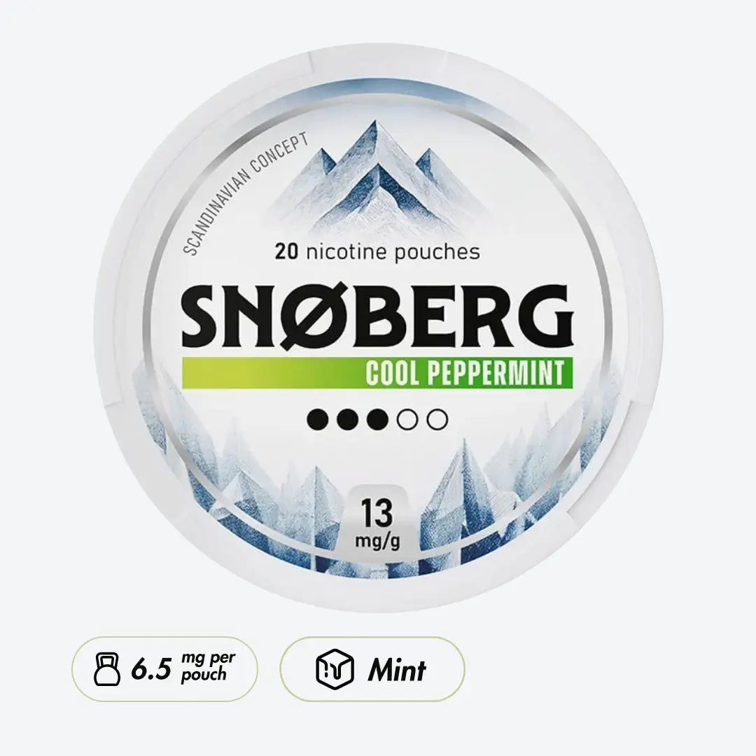 SNOBERG Cool Peppermint Medium - Pouchdaddy