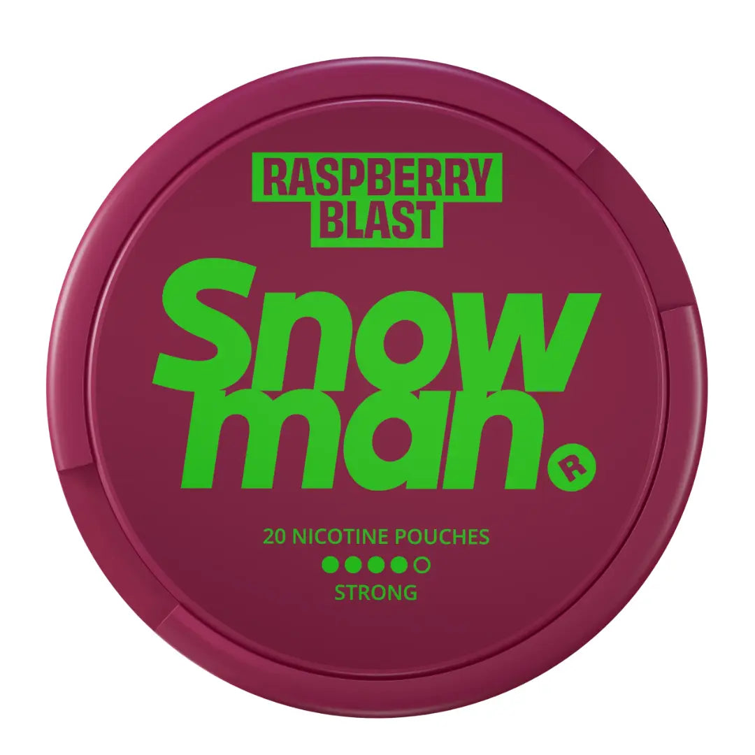 Snowman Raspberry Blast 12mg - Pouchdaddy