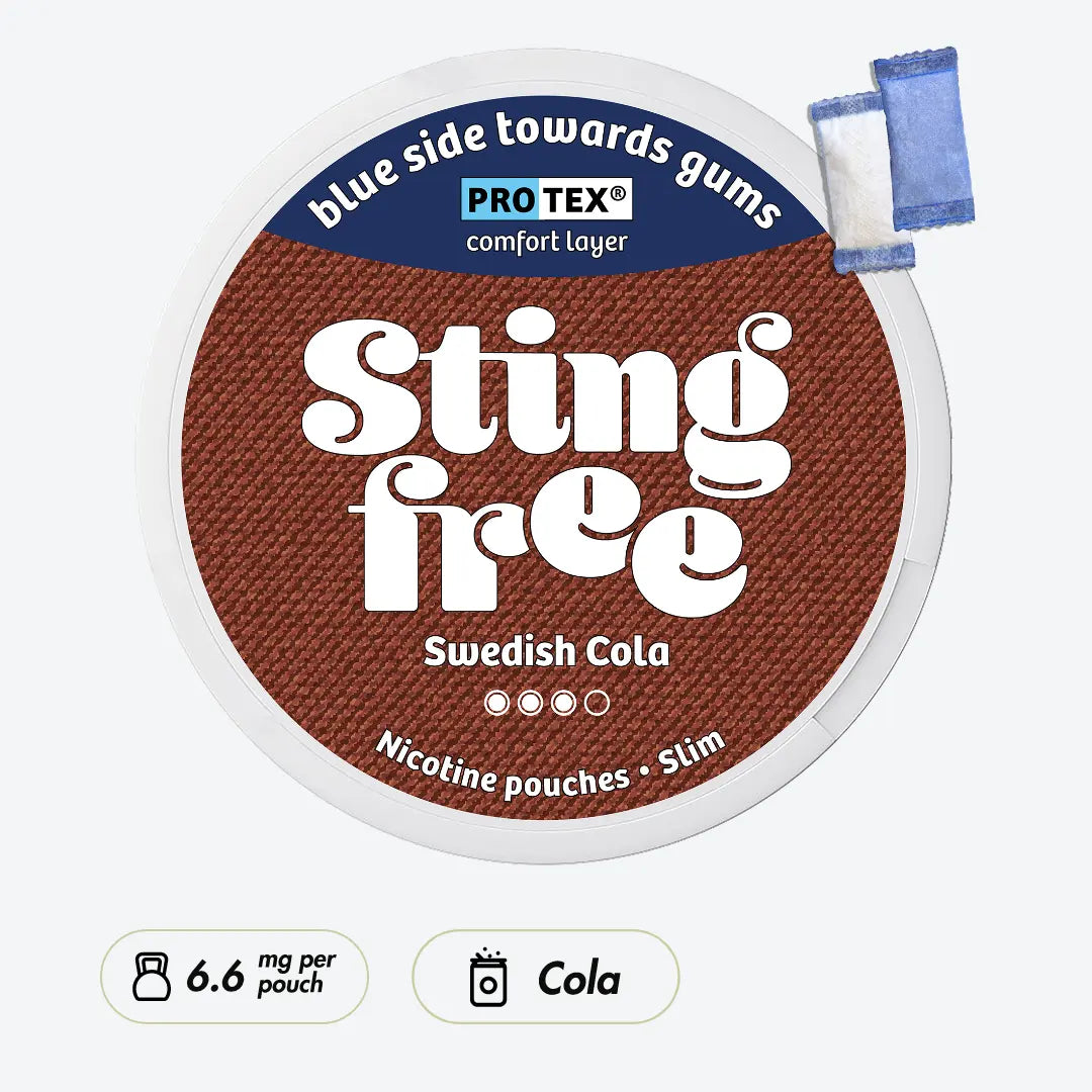 Stingfree Swedish Cola - Pouchdaddy