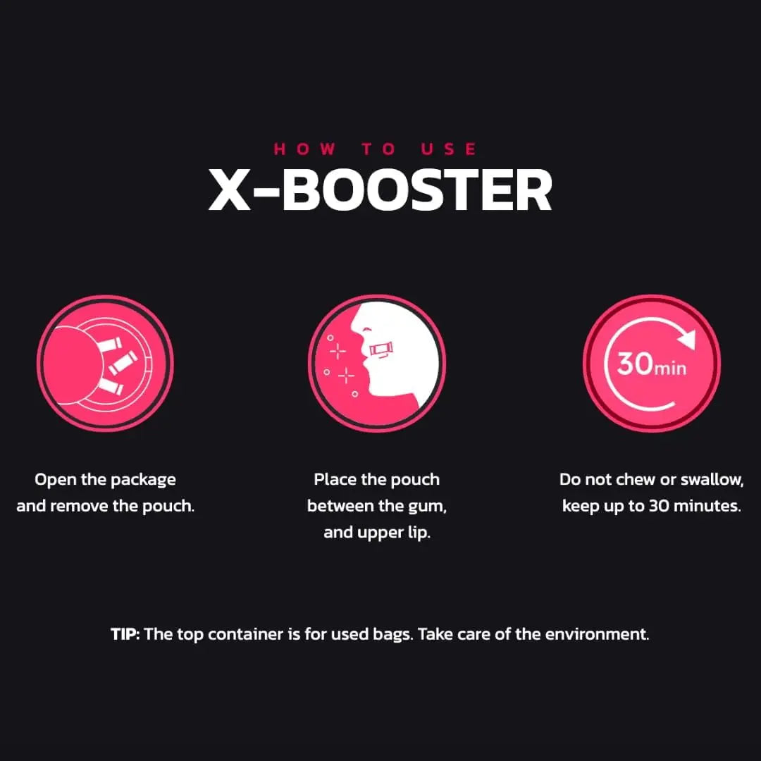X-Booster Cool Mint 80 mg - Pouchdaddy
