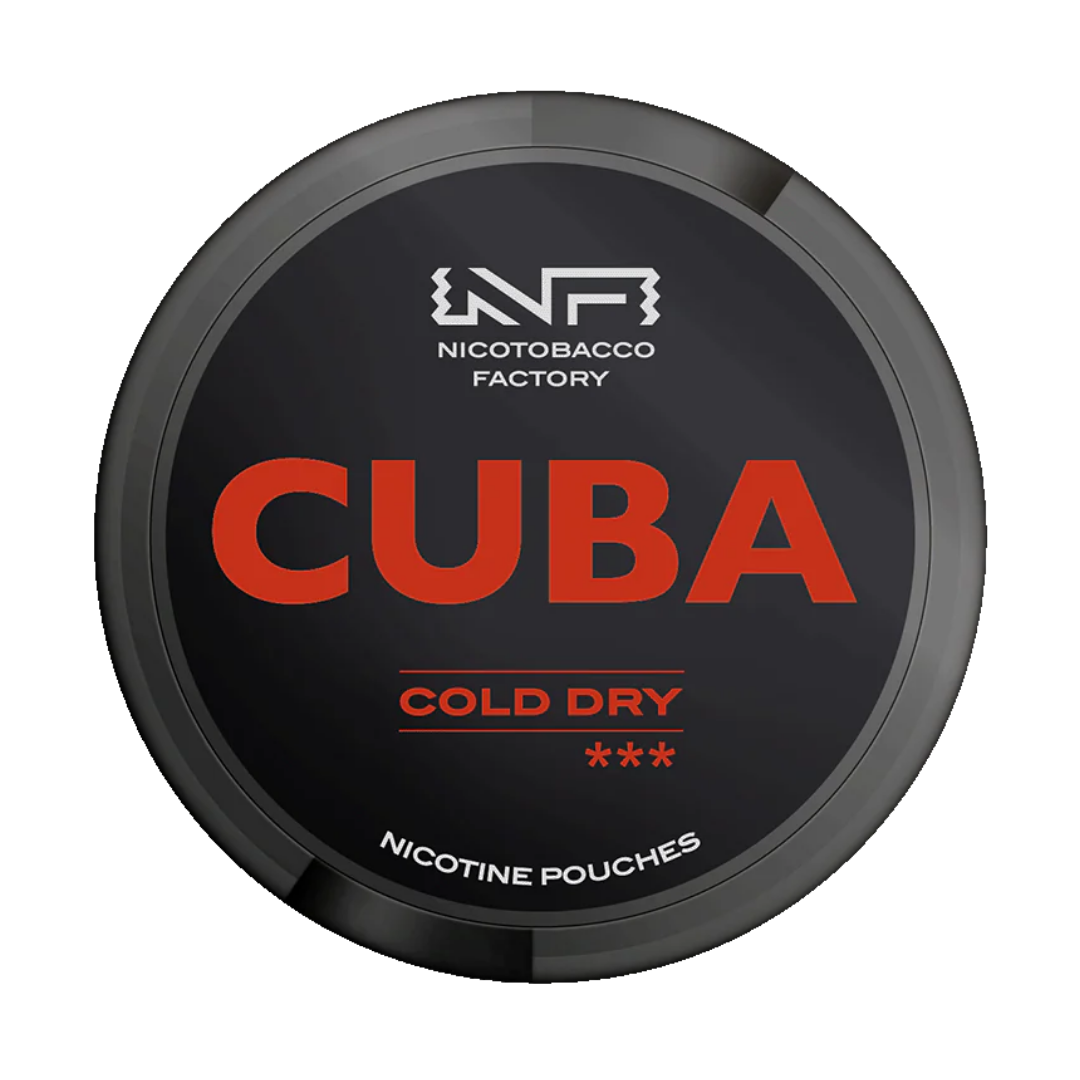 CUBA BLACK Cold Dry 43mg - Pouchdaddy