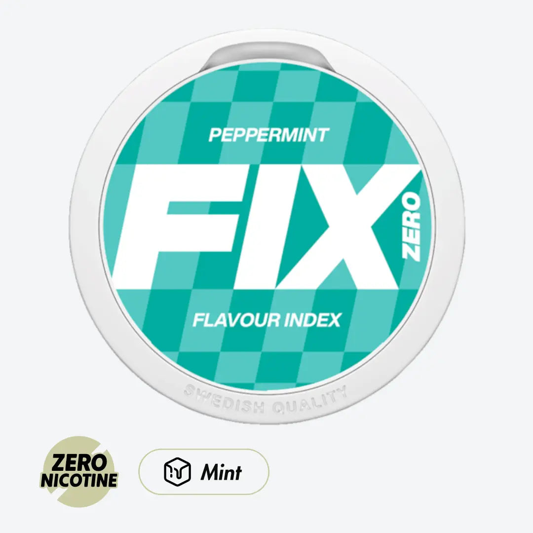 FIX Peppermint Zero Nicotine - Pouchdaddy