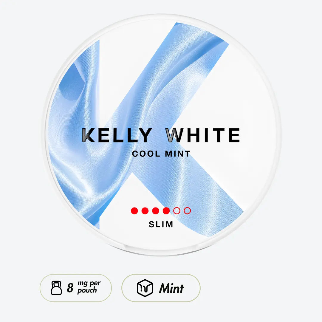Kelly White Cool Mint - Pouchdaddy