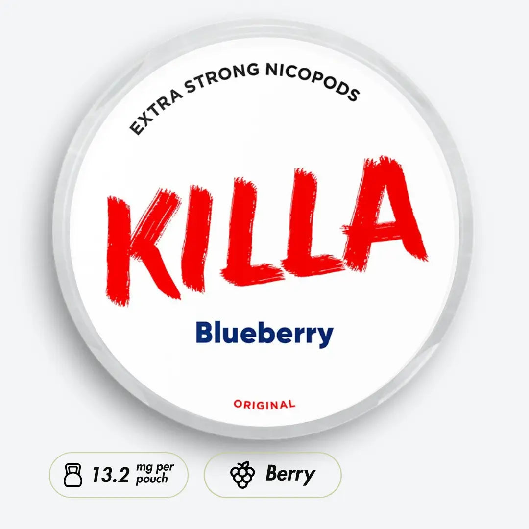 KILLA Blueberry Slim Extra Strong - Pouchdaddy