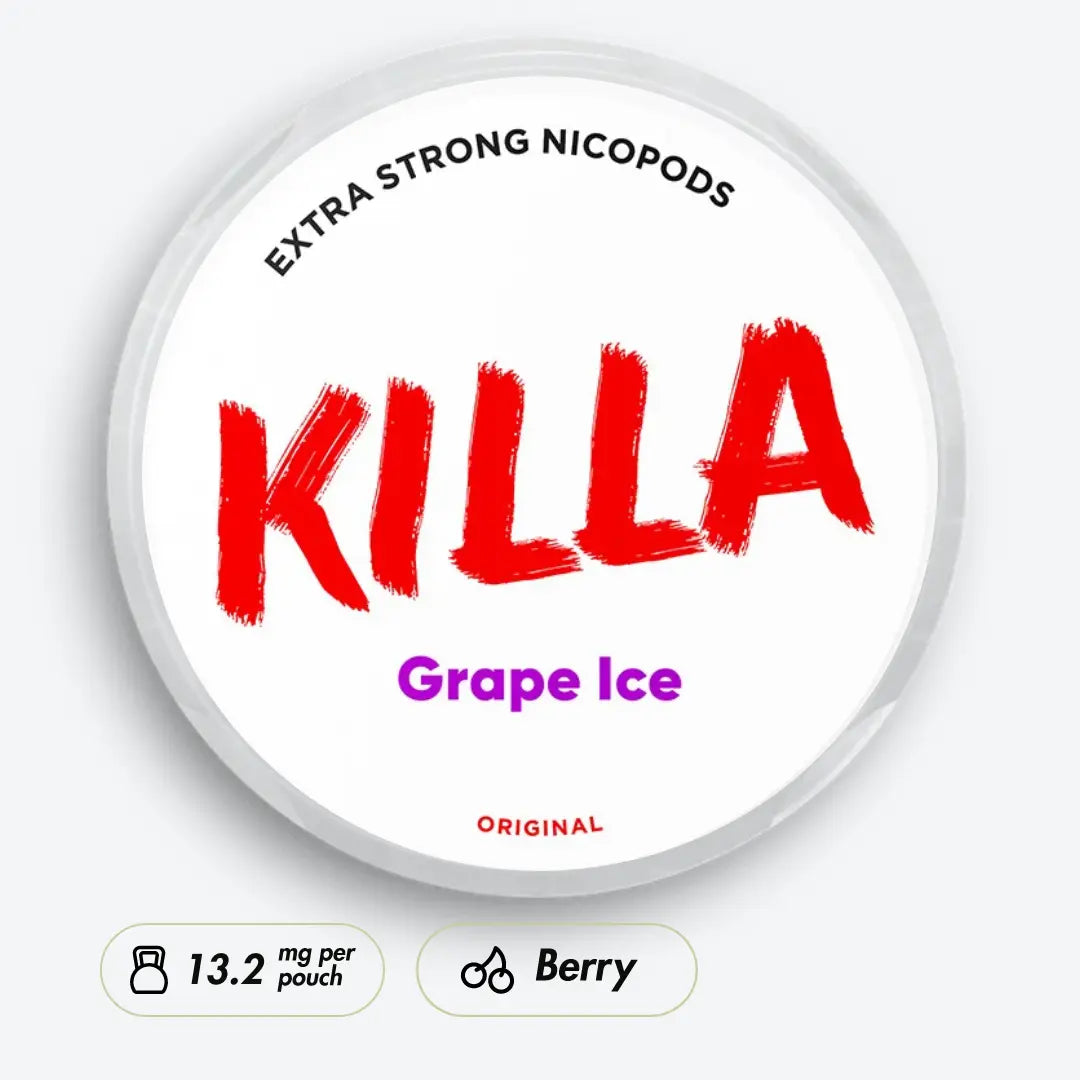KILLA Grape Ice Slim Extra Strong - Pouchdaddy