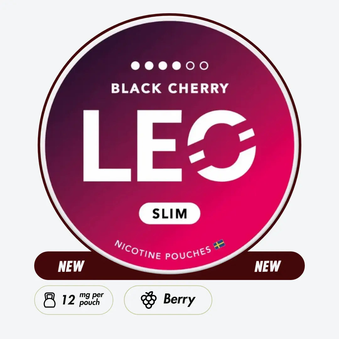 LEO Black Cherry Strong - Pouchdaddy