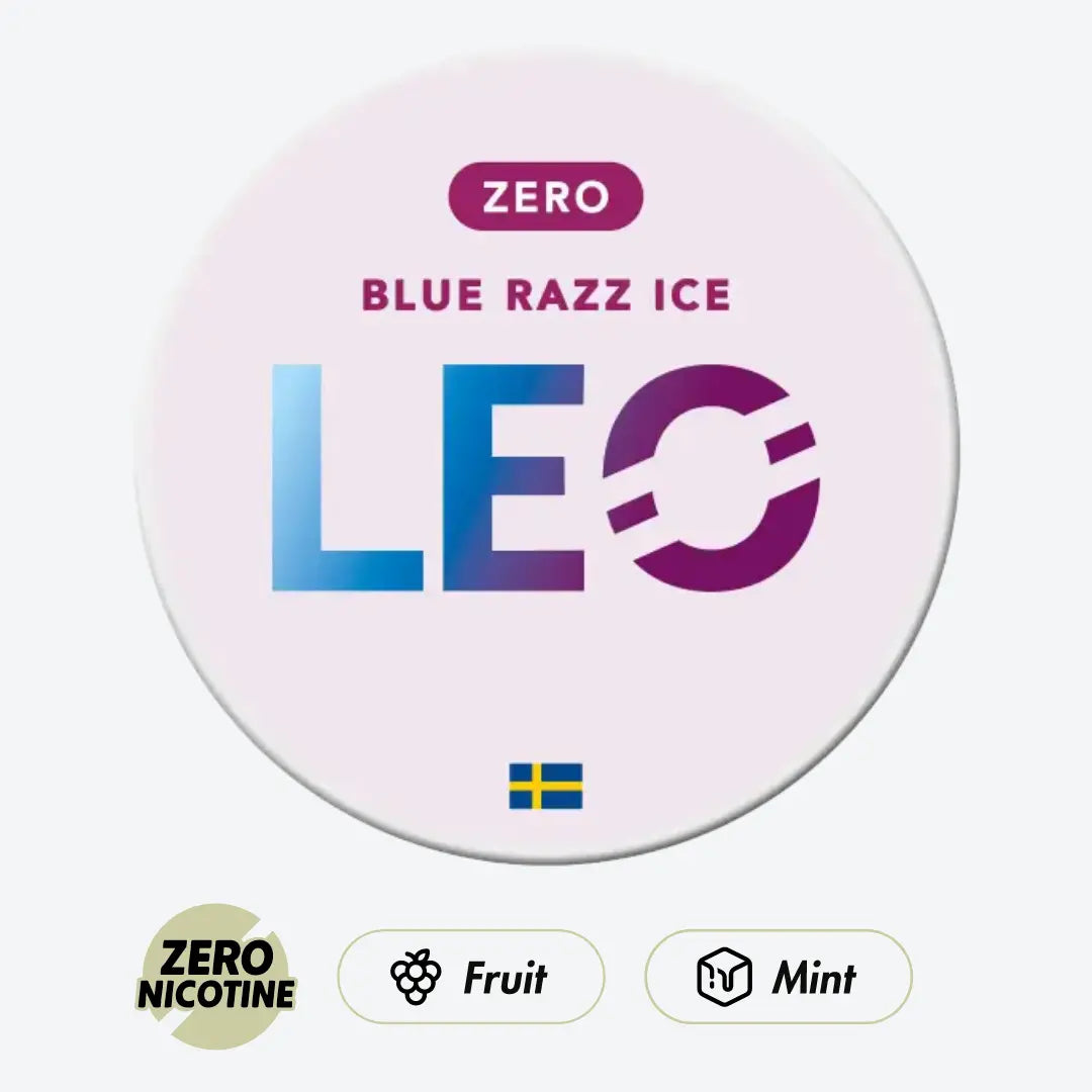 LEO Blue Razz Ice Zero - Pouchdaddy