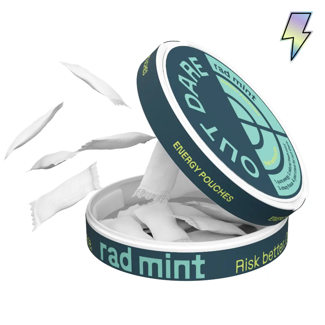 OUTDARE Rad Mint Caffeine Pouches - Pouchdaddy