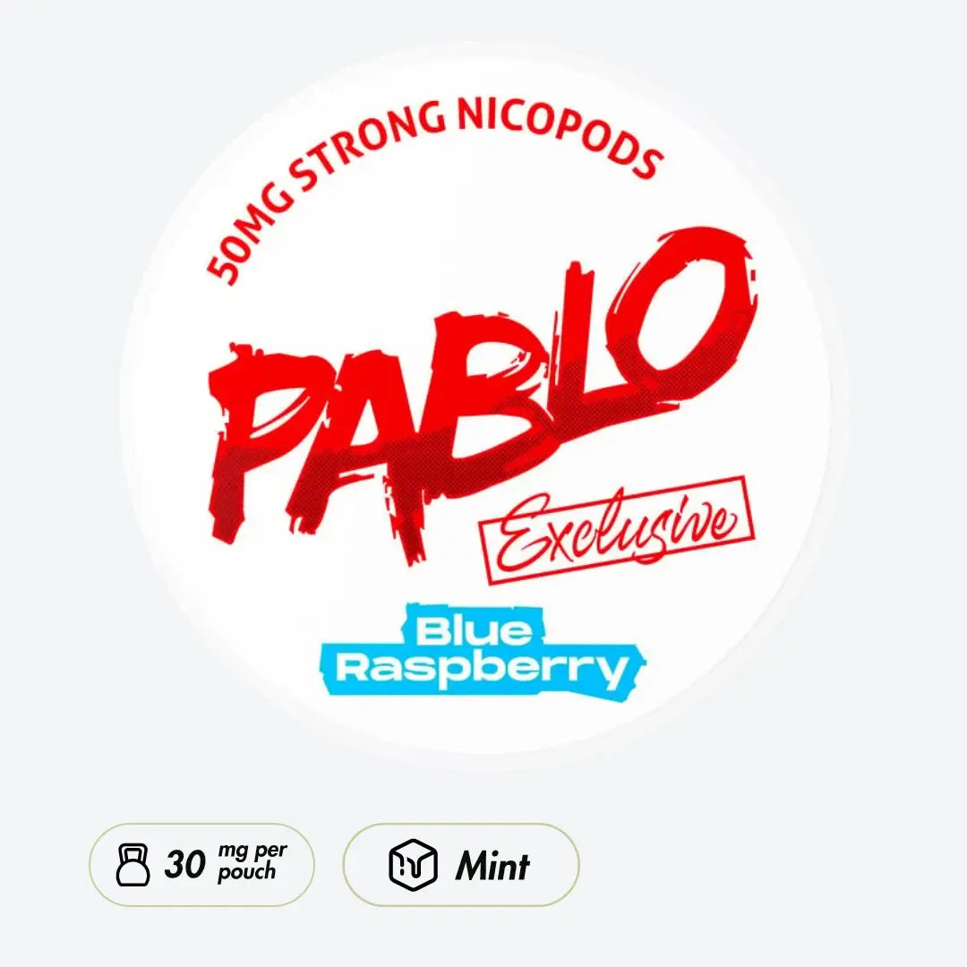 Pablo Exclusive Blue Raspberry - Pouchdaddy