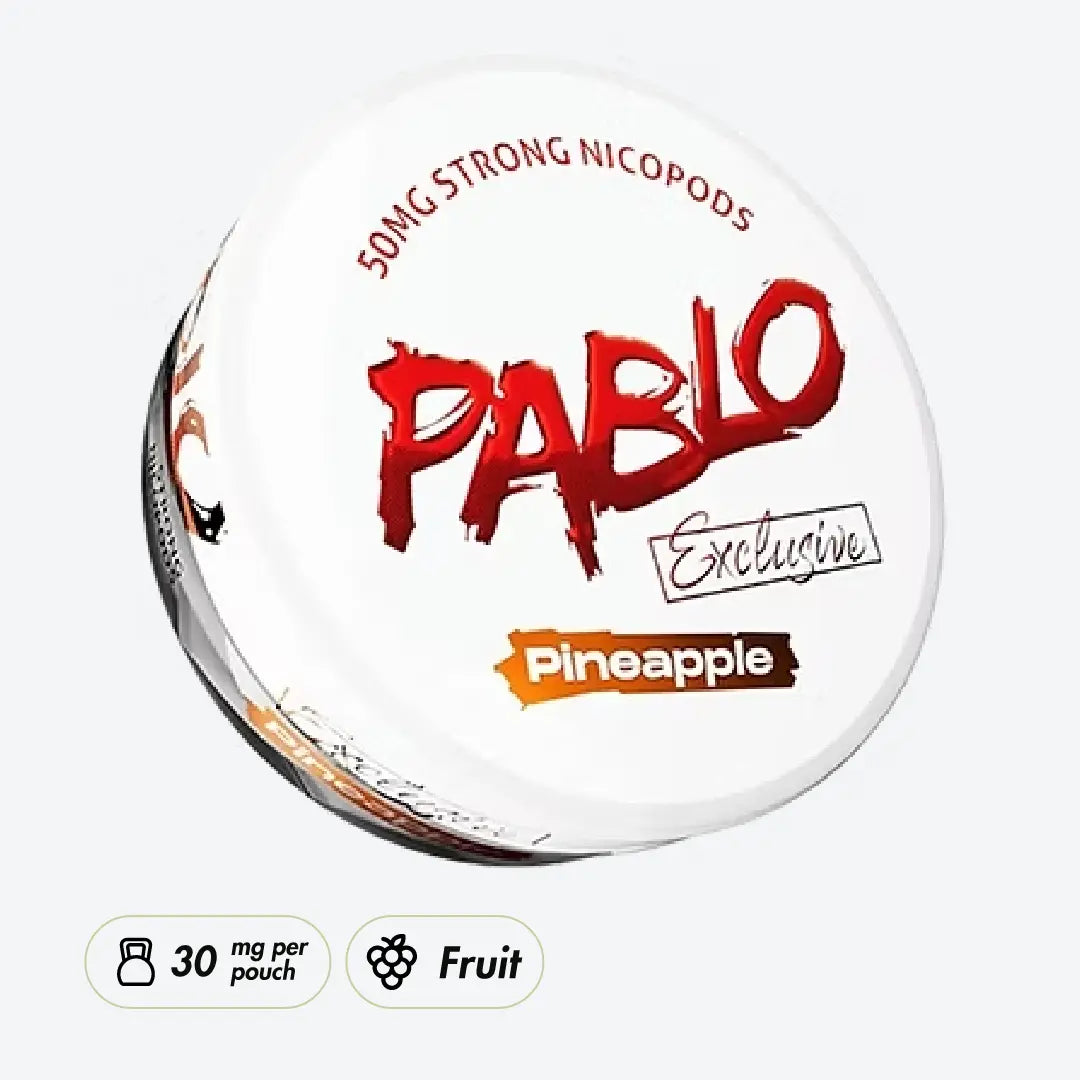 Pablo Exclusive 50mg Pineapple - Pouchdaddy