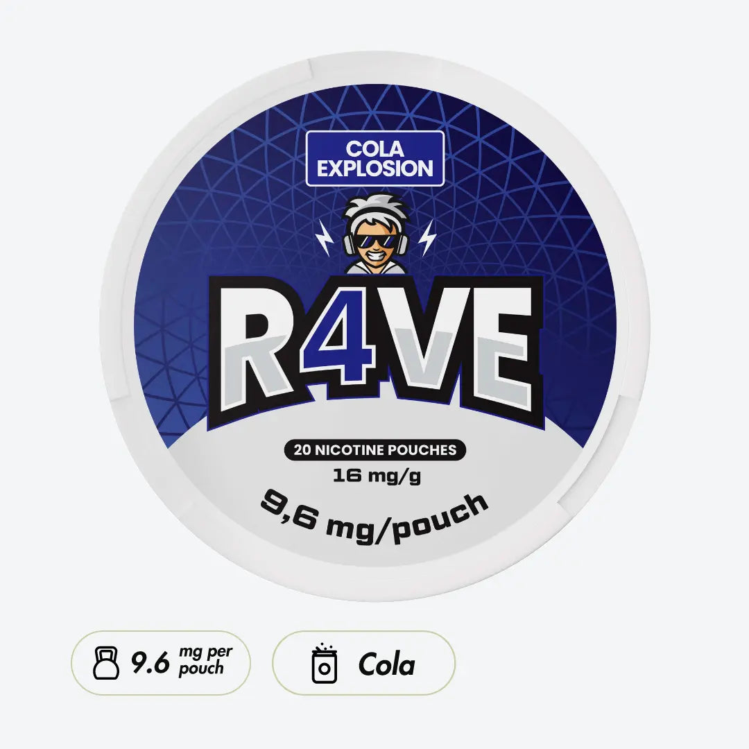 R4VE Cola Explosion 16mg - Pouchdaddy