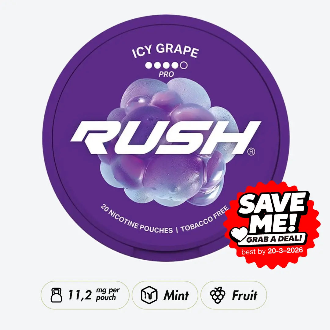 Rush Pro Icy Grape - Pouchdaddy