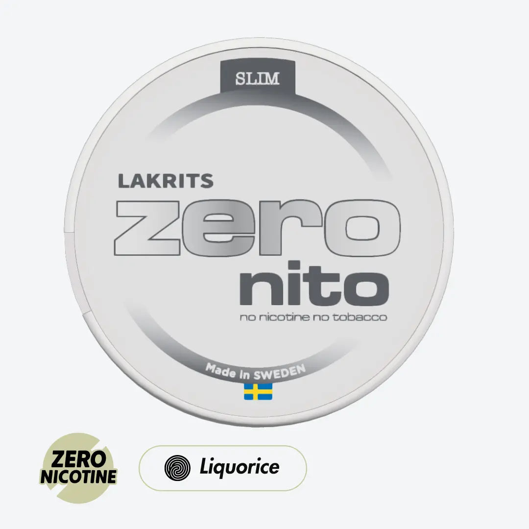 Zeronito Licorice Slim - Pouchdaddy