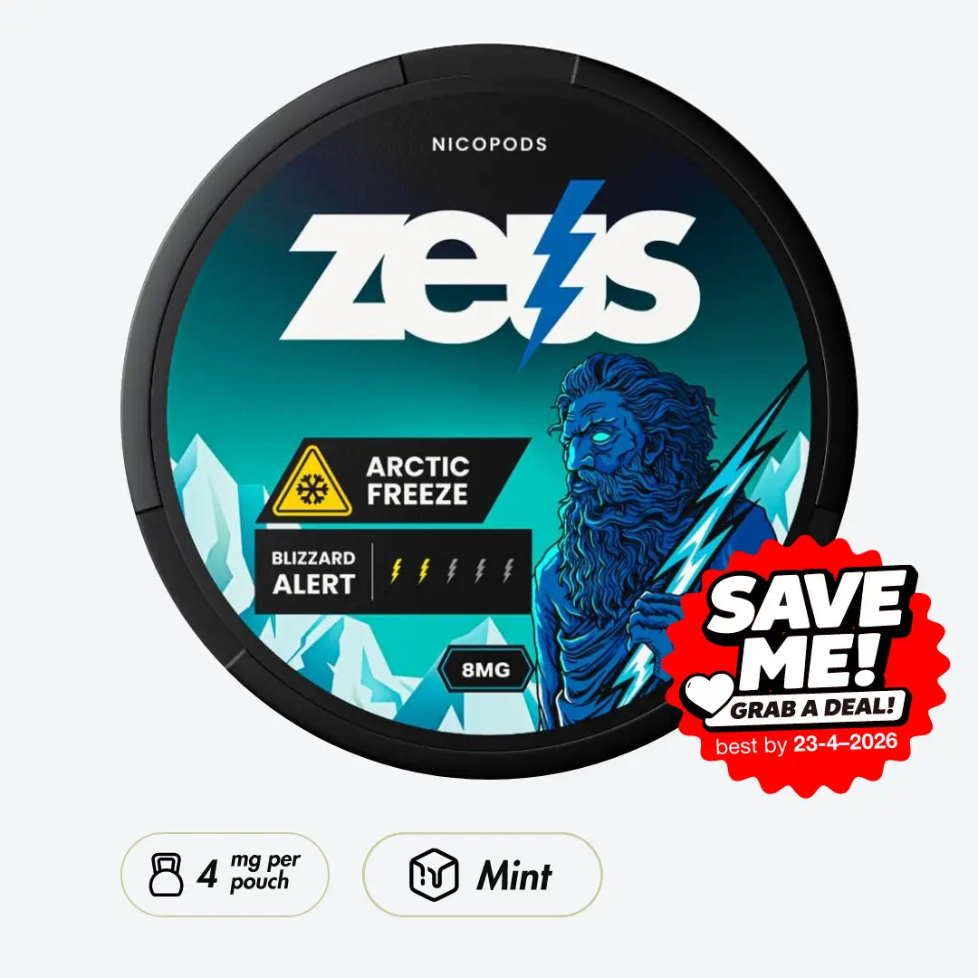 Zeus Arctic Freeze 4mg - Pouchdaddy