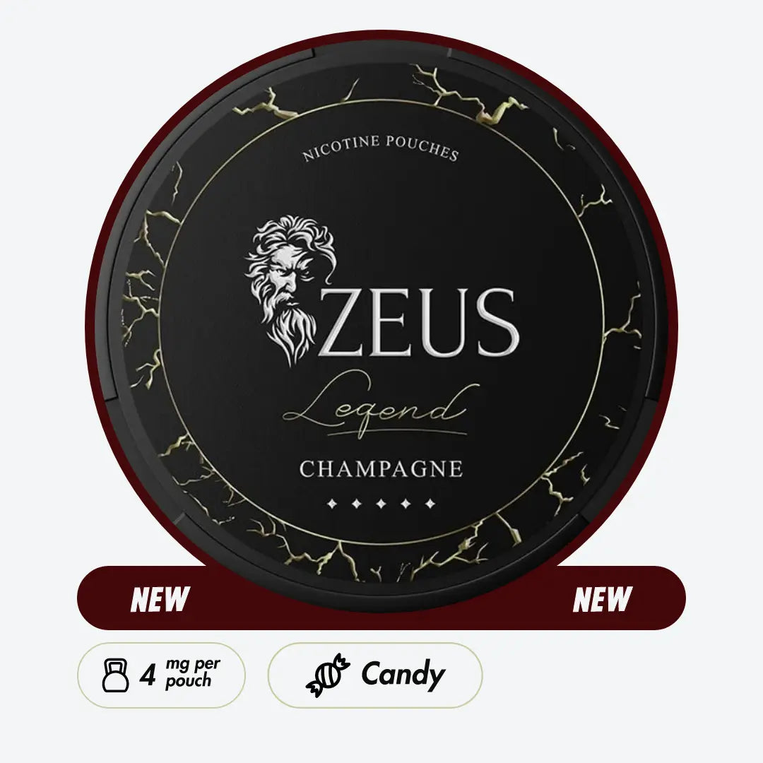 Zeus Legend Champagne 4mg - Pouchdaddy