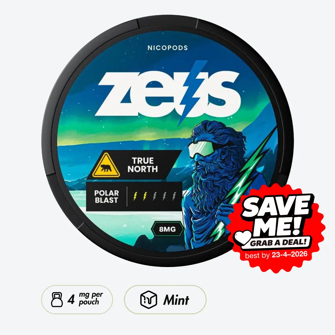 Zeus True North 8mg - Pouchdaddy