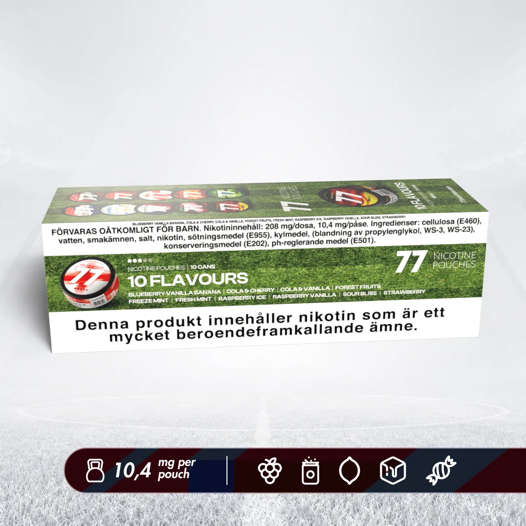 77 Snus Football Box - Pouchdaddy