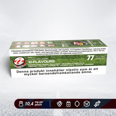 77 Snus Football Box - Pouchdaddy