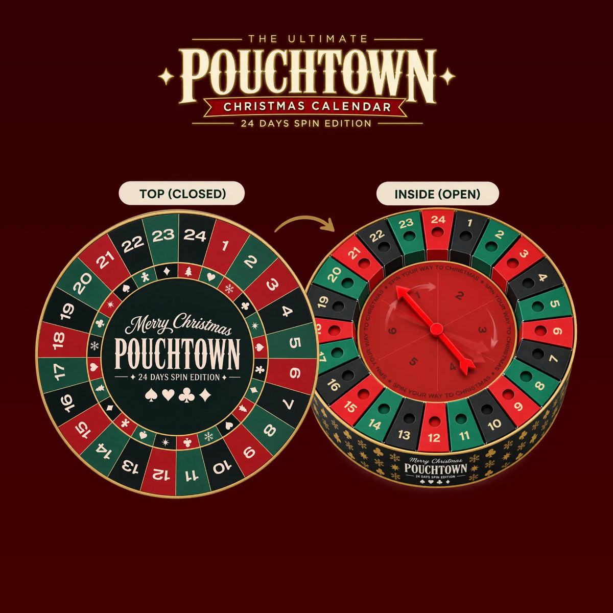 PouchTown Nicotine Pouch Advent Calendar - Pouchdaddy