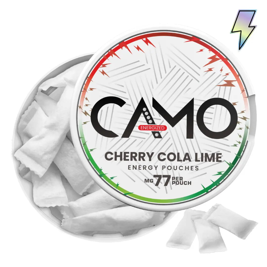 CAMO Cherry Cola Lime Energy Pouches - Pouchdaddy