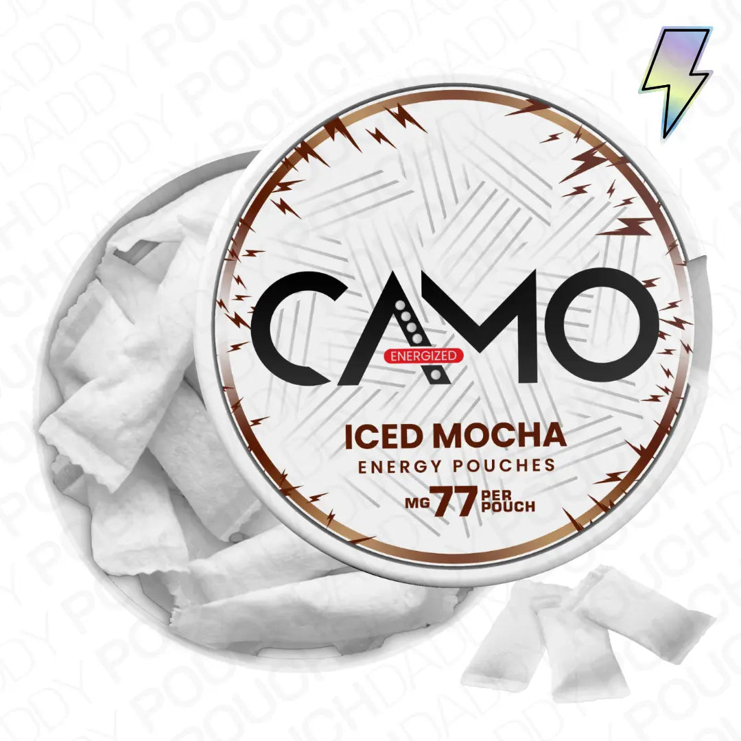 CAMO Iced Mocha Energy Pouches - Pouchdaddy