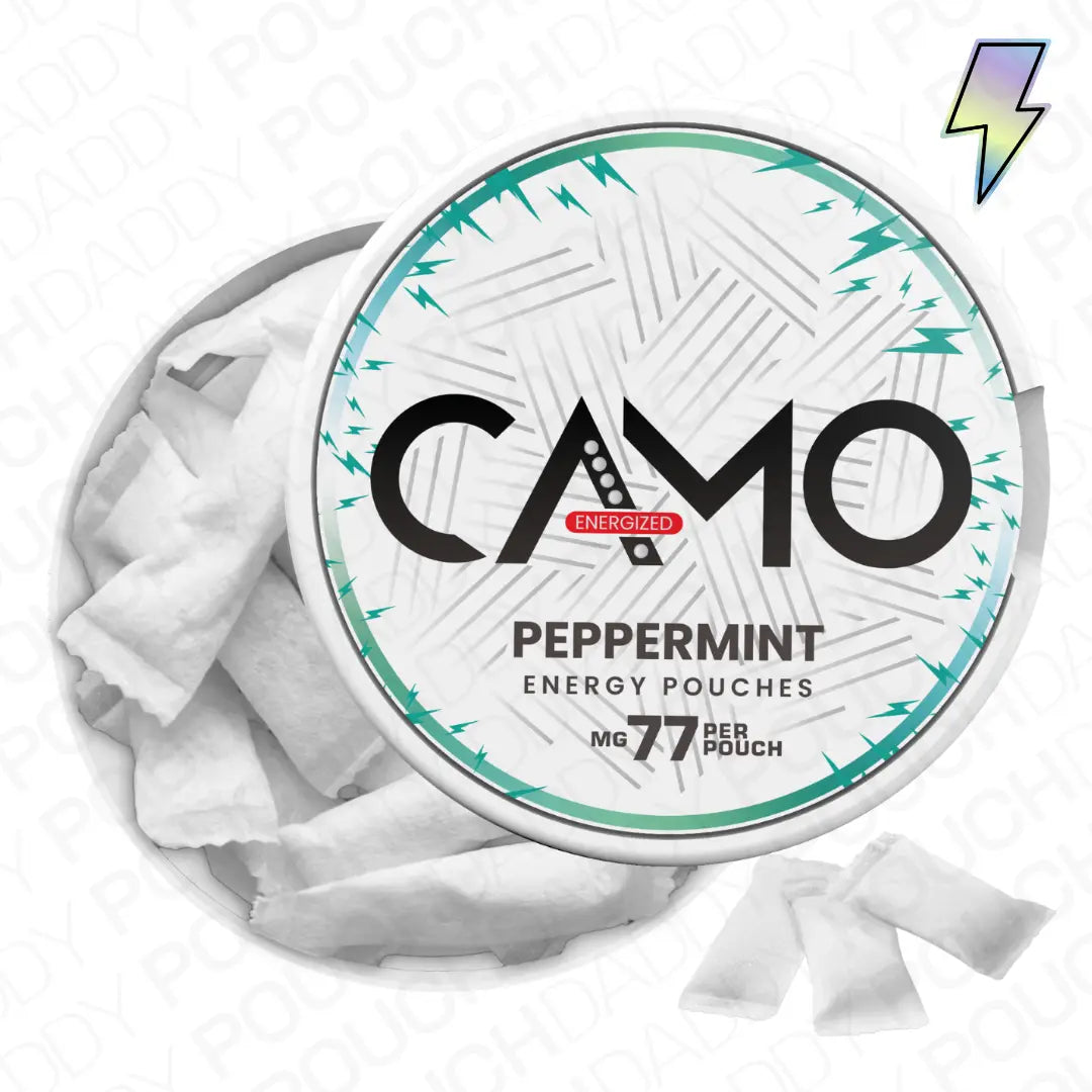 CAMO Peppermint Energy Pouches - Pouchdaddy
