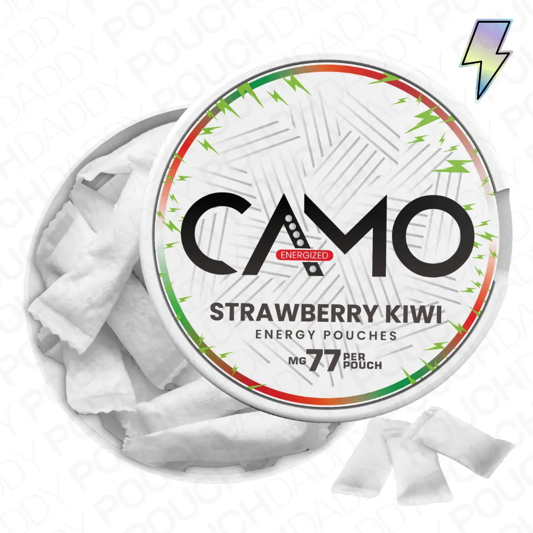 CAMO Strawberry Kiwi Energy Pouches - Pouchdaddy