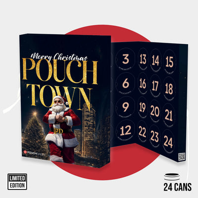 PouchTown Nikotinbeutel Weihnachtskalender 2025  Limitierte Edition