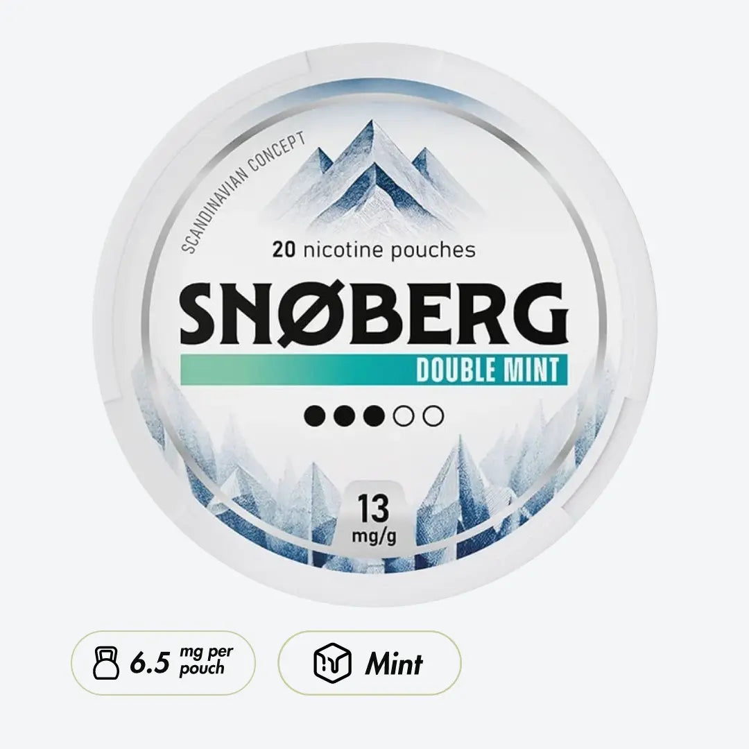 SNOBERG Double Mint Medium - Pouchdaddy