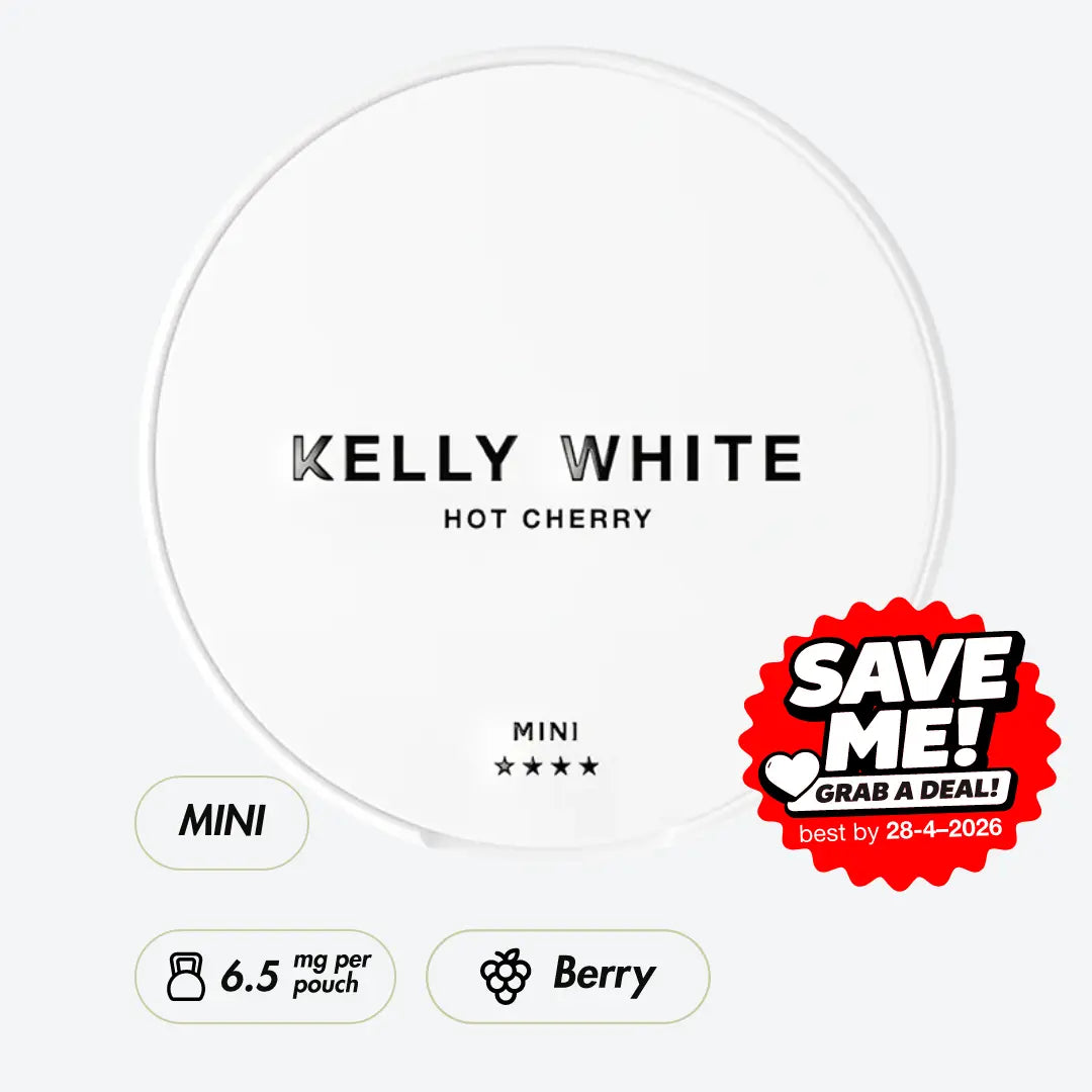 Kelly White Hot Cherry Strong Mini - Pouchdaddy