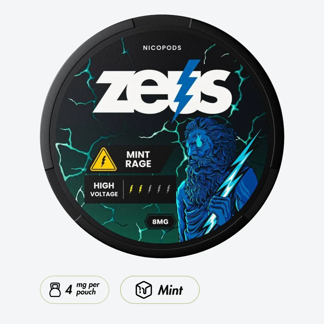 Zeus Mint Rage 8mg